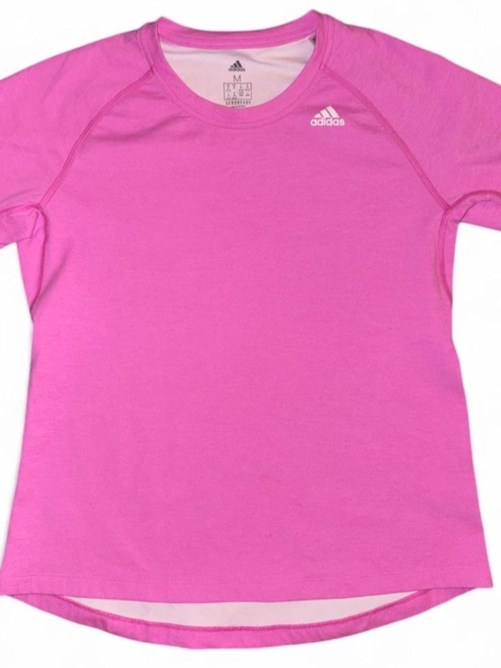 Adidas Pink AEROREADY Workout Top | Sweat-Wicking | Size L